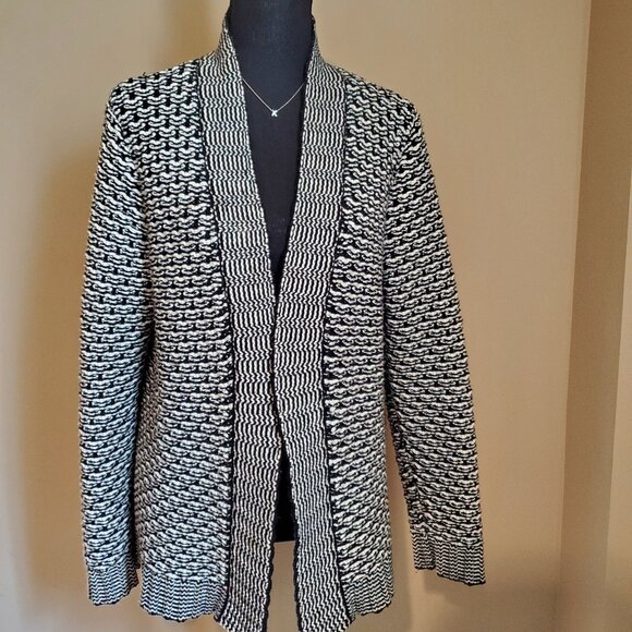 Talbot Black and White threaded, knitted high-quality sweater - Picture 1 of 4